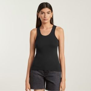 Everlane The Pima Micro Rib U-Neck Tank